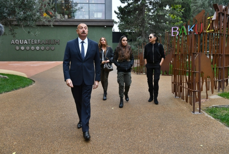 Bakı Zooloji Parkının yenidənqurmadan sonra açılışı olub -