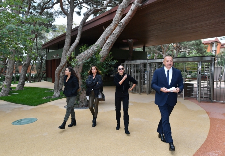 Bakı Zooloji Parkının yenidənqurmadan sonra açılışı olub -