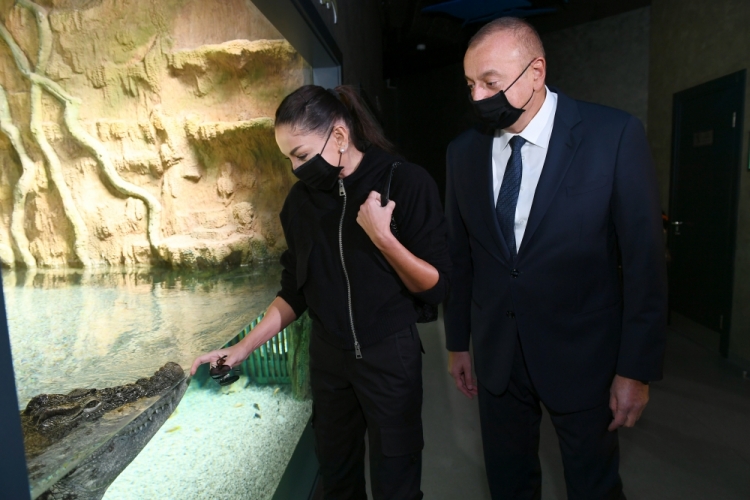 Bakı Zooloji Parkının yenidənqurmadan sonra açılışı olub -