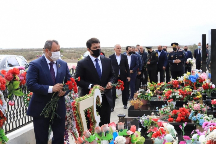 Neftçalada Vətən müharibəsi şəhidlərinin xatirəsi anılıb