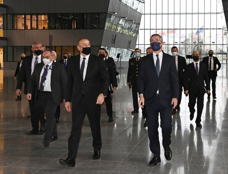 Azərbaycan Prezidenti ilə NATO-nun Baş katibi arasında görüş keçirilib