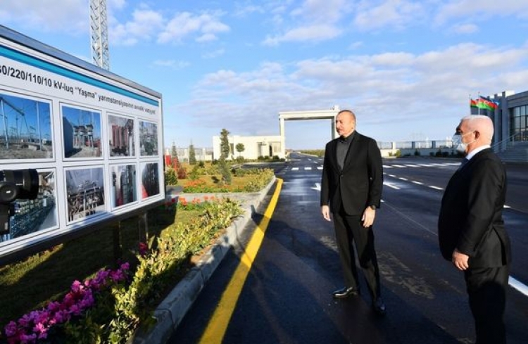 “Yaşma” qovşaq yarımstansiyasının açılışı olub