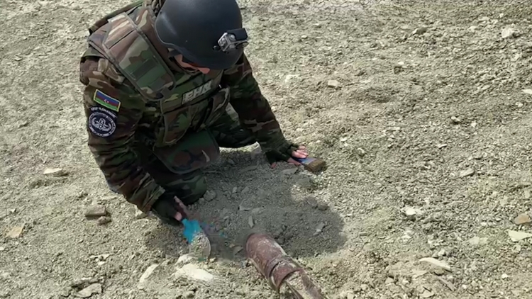 Xızıda tank mərmisi aşkarlanıb