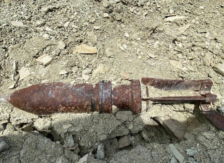 Xızıda tank mərmisi aşkarlanıb