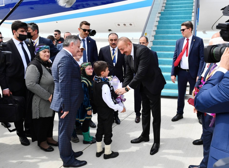 İlham Əliyev: "Mən bu gün qardaşımın məmləkətindəyəm və demək olar ki, öz məmləkətimdəyəm"