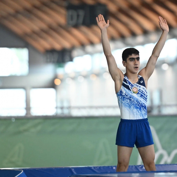 Azərbaycan gimnastı İtaliyada qızıl medal qazanıb