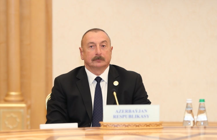 Azərbaycan Prezidenti Xəzəryanı ölkələrin VI Zirvə Toplantısında çıxış edib