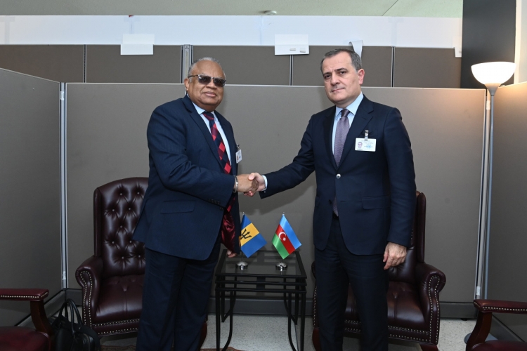 Ceyhun Bayramov Barbados və Qvatemalanın xarici işlər nazirləri ilə görüşüb -