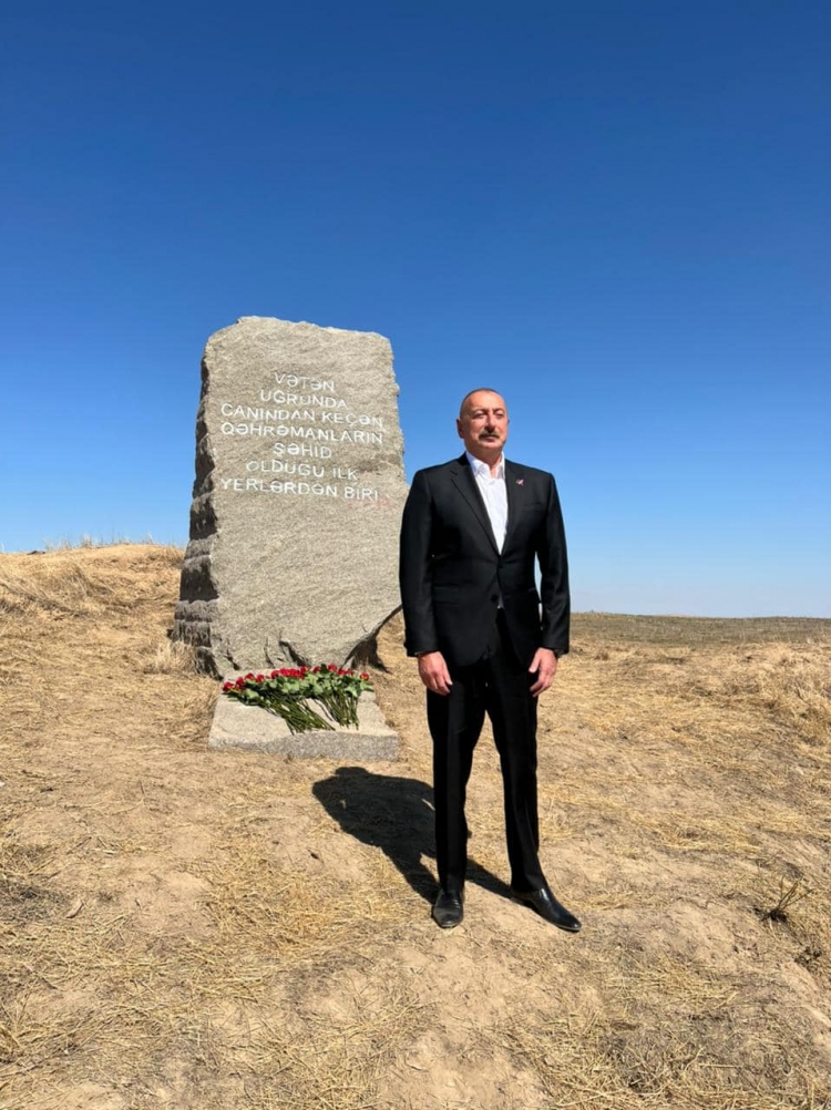 Prezident və birinci xanım Füzulidə -