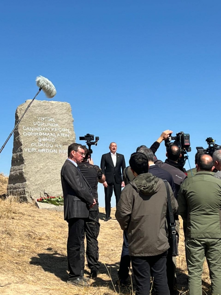 Prezident və birinci xanım Füzulidə -