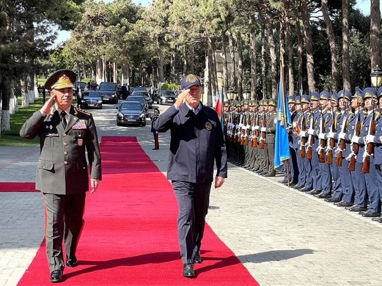 Zakir Həsənovla Hulusi Akar arasında görüş keçirilib -