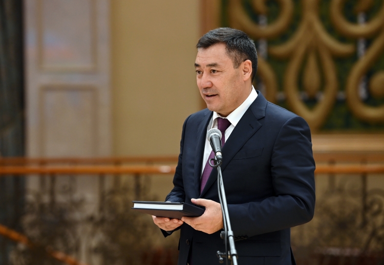 Sadır Japarovun adından Prezident İlham Əliyevin şərəfinə rəsmi qəbul təşkil edilib -
