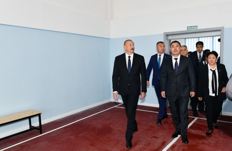 Bişkekdə Nizami Gəncəvi adına məktəbin açılış mərasimi keçirilib -