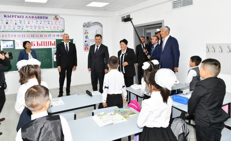 Bişkekdə Nizami Gəncəvi adına məktəbin açılış mərasimi keçirilib -