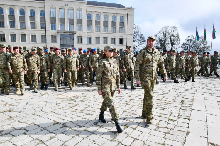 Prezident Zəfər Günü münasibətilə Şuşada təşkil olunan tədbirdə -