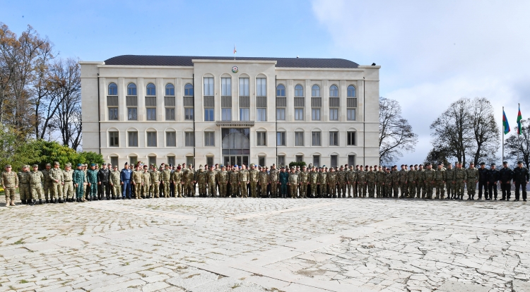 Prezident Zəfər Günü münasibətilə Şuşada təşkil olunan tədbirdə -