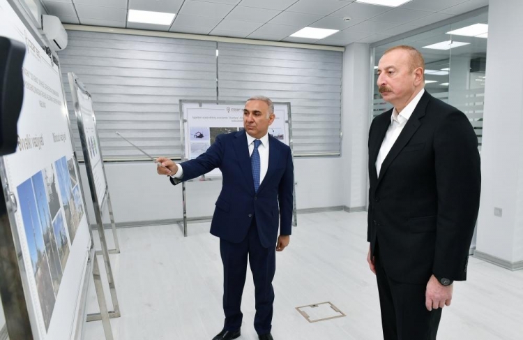 İlham Əliyev “Azərişıq” ASC-nin Salyan Rəqəmsal İdarəetmə Mərkəzinin açılışını edib -