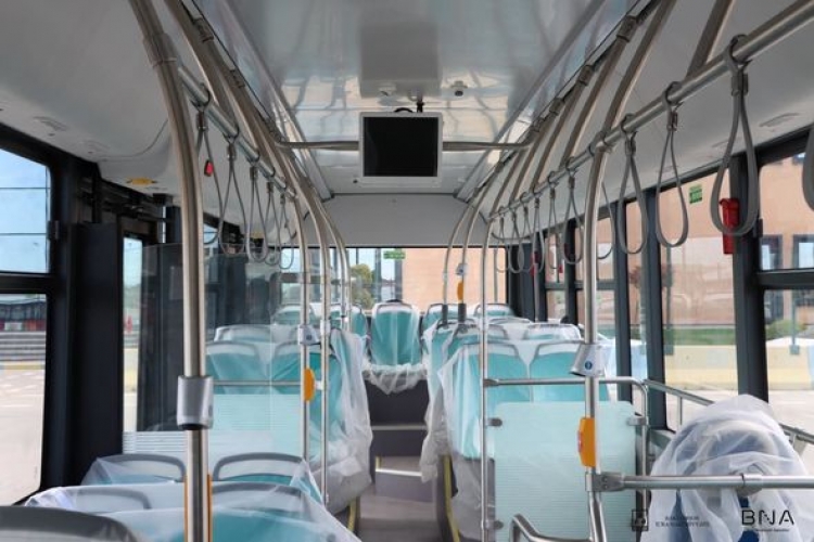 Bakıda ilk elektrik mühərrikli avtobus -