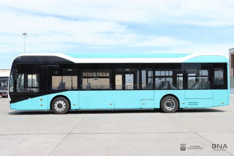 Bakıda ilk elektrik mühərrikli avtobus -