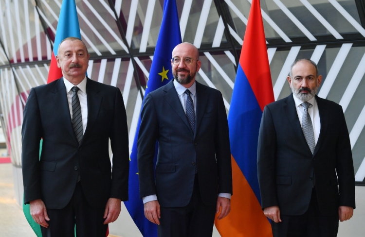 Prezident İlham Əliyevin Şarl Mişel və Paşinyanla görüşü keçirilib -