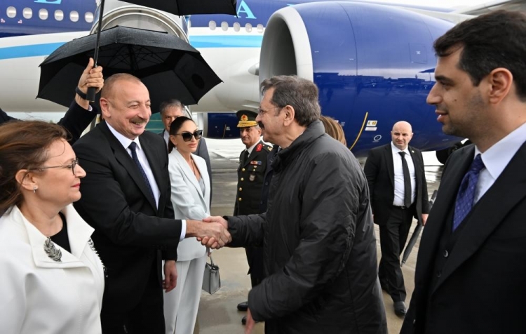 İlham Əliyev və Mehriban Əliyeva Türkiyəyə işgüzar səfərə gediblər -