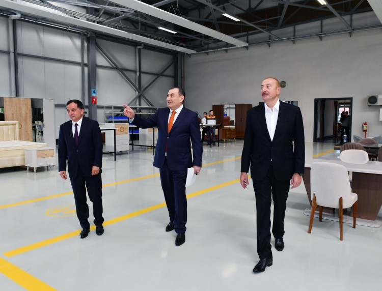 Qazaxda “Venzana” mebel fabrikinin açılışı olub -