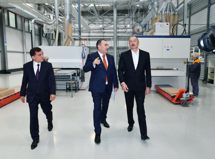 Qazaxda “Venzana” mebel fabrikinin açılışı olub -