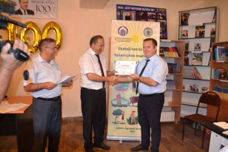 Bərdədə ekoloji təmiz kənd təsərrüfatı məhsullarının yetişdirilməsi müzakirə olunub -