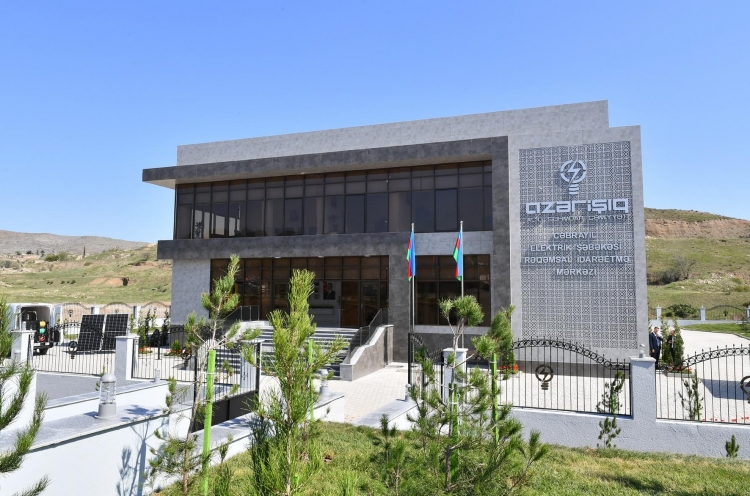 Prezident İlham Əliyev “Azərişıq” ASC-nin Cəbrayıl Rəqəmsal İdarəetmə Mərkəzinin açılışını edib -