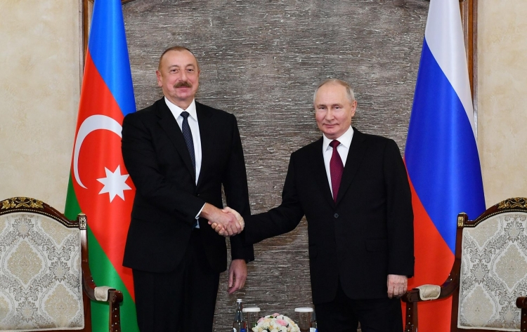 Bişkekdə Azərbaycan və Rusiya prezidentlərinin görüşü olub -