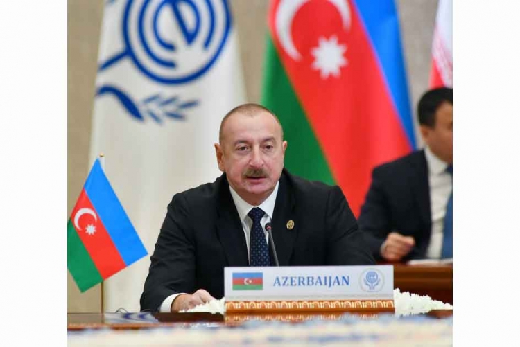 Daşkənddə ECO-nun 16-cı Zirvə toplantısı keçirilib, Prezident İlham Əliyev tədbirdə iştirak edib -