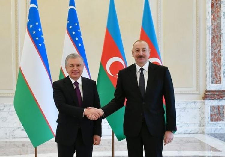 İlham Əliyev Bakıda prezidentlərlə görüşüb -