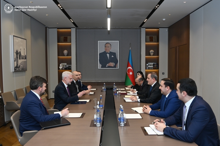 ABŞ-ın yeni səfiri etimadnaməsinin surətini Ceyhun Bayramova təqdim edib -