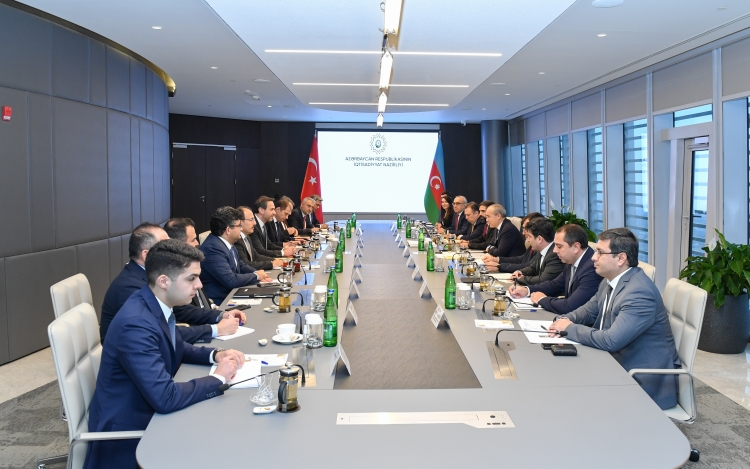 İqtisadiyyat Nazirliyində Türkiyə nümayəndə heyəti ilə görüş keçirilib -