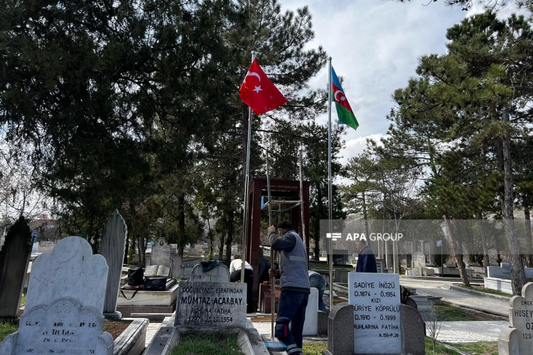 Rəsulzadənin məzarı abadlaşdırılır -