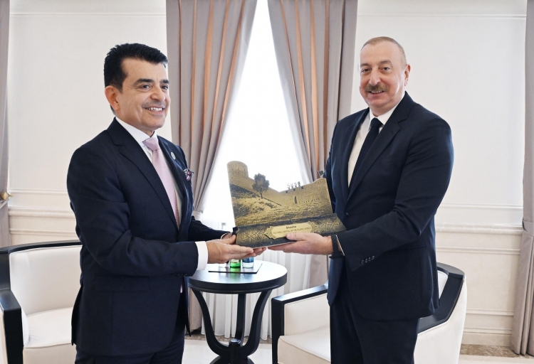 Prezident İlham Əliyev Şuşada ICESCO-nun Baş direktorunu qəbul edib