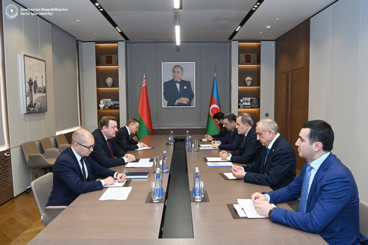 Ceyhun Bayramov Sergey Aleyniklə görüşüb