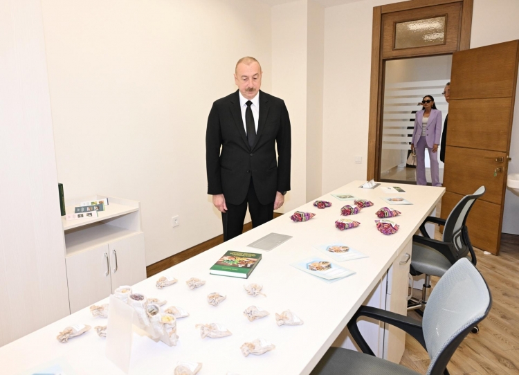 İlham Əliyev və birinci xanım Botanika İnstitutunun yeni binasının açılışında iştirak ediblər -