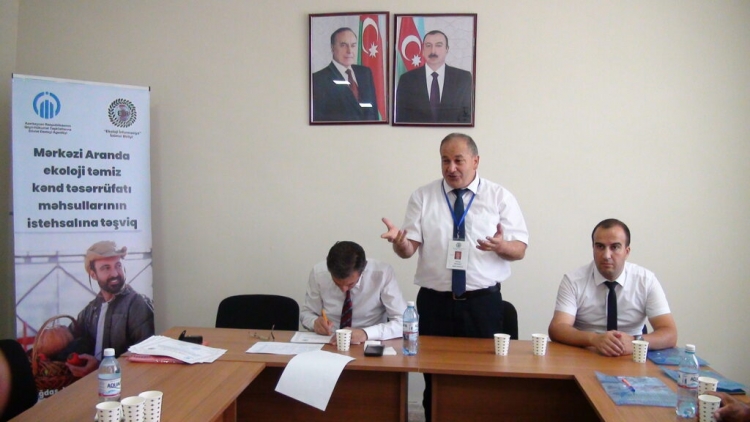 Kürdəmirdə fermerlər üçün ekoseminar təşkil edilib