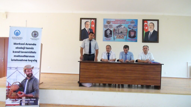 Ekoloji İnformasiya İctimai Birliyi növbəti ekoseminarını Zərdabda keçirib