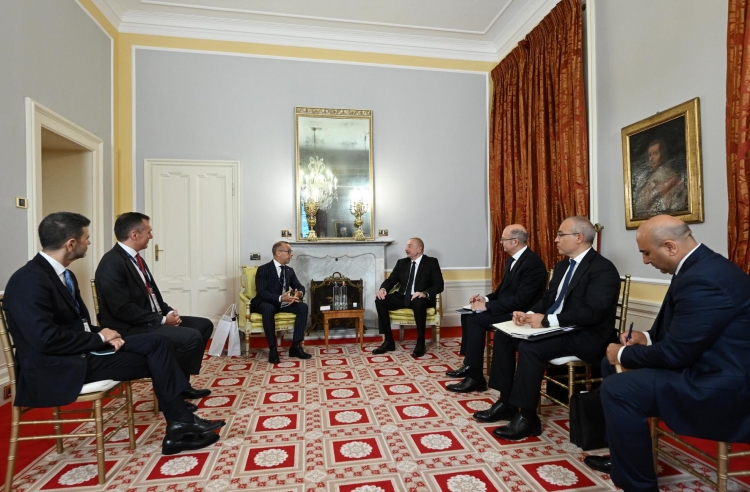 İlham Əliyev İtaliyanın “Ansaldo Energia” şirkətinin baş icraçı direktoru ilə görüşüb -