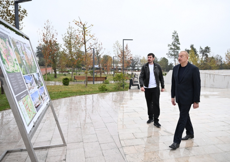 Şuşada Bayraq Meydanının açılışı olub -