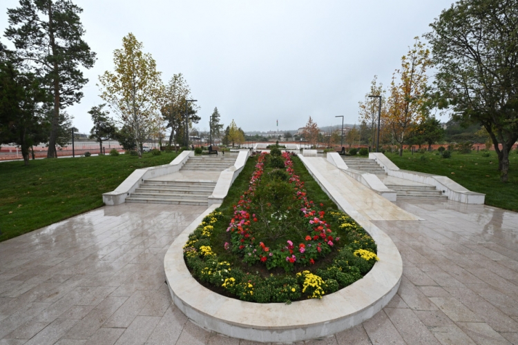 Şuşada Bayraq Meydanının açılışı olub -