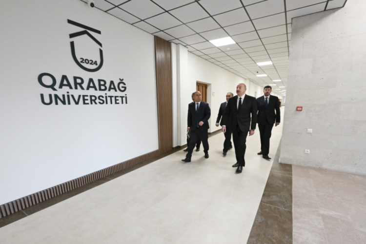 Xankəndidə Qarabağ Universitetinin açılışı olub -