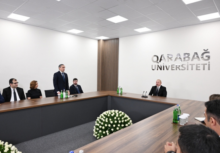 Xankəndidə Qarabağ Universitetinin açılışı olub -