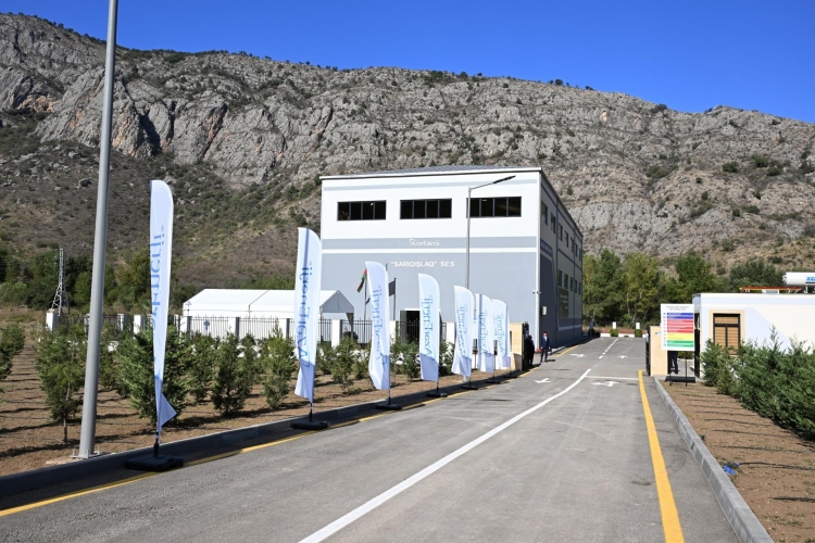 Zəngilan rayonunda “Sarıqışlaq” Su Elektrik Stansiyası istifadəyə verilib -