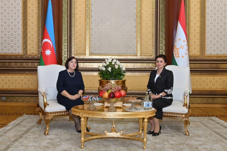 Sahibə Qafarova Tacikistana səfər edib