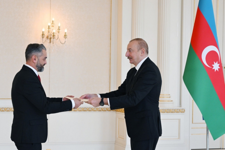 Prezident iki yeni səfirin etimadnaməsini qəbul edib