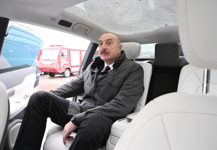 Prezident və birinci xanım Bakı Olimpiya Stadionunda olublar -