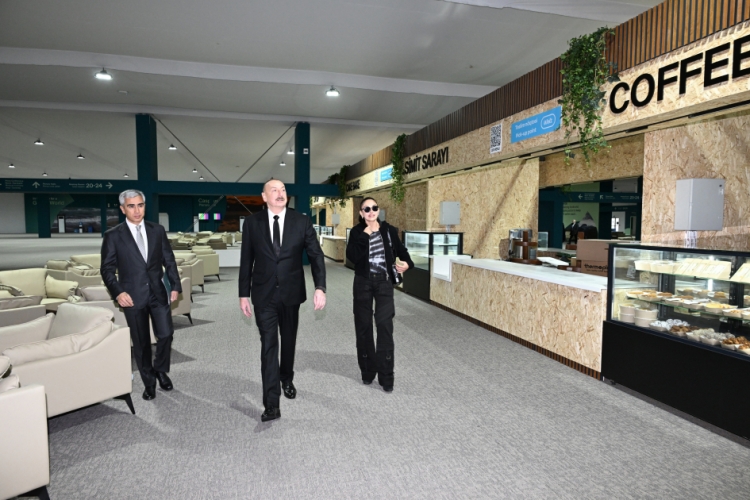 Prezident və birinci xanım Bakı Olimpiya Stadionunda olublar -